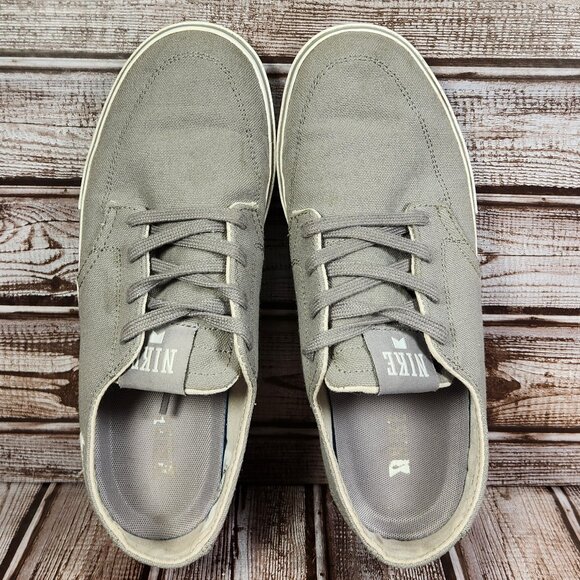 NIKE Braata SB Men\'s 6 Gray Canvas Low Top Skate Sneakers Shoes 458697-004 main image 5